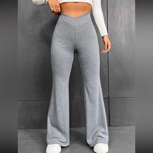 Gray Flare legs pants